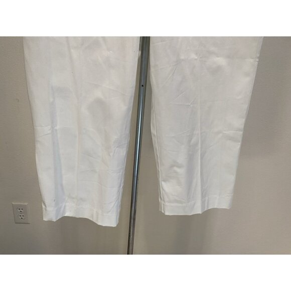 George Womens Size 16 Capri Pants 37X22 Classic Fit Artic White NWT - Picture 3 of 12